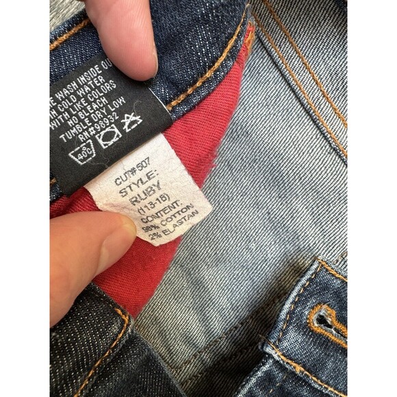 Red Engine Vintage Ruby Women's Raw Selvedge Denim Jeans Size 29 Dark Blue MiUSA - Picture 5 of 16